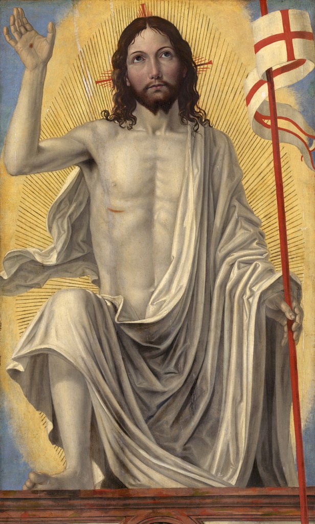 Christ Risen from the Tomb, Ambrogio Bergognone (c. 1470-1523), Samual H. Kress Collection, National Gallery of Art, Washington.