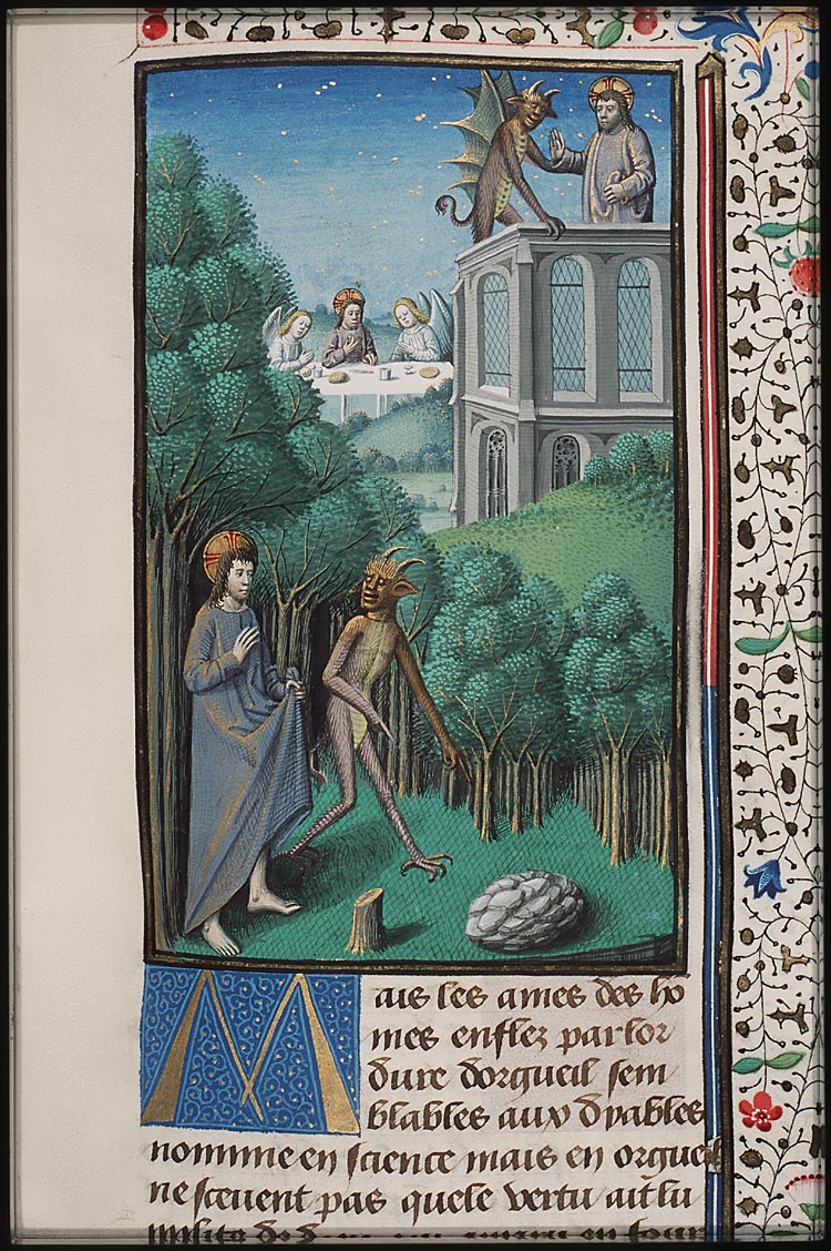 Temptation in the Desert Maitre Francois