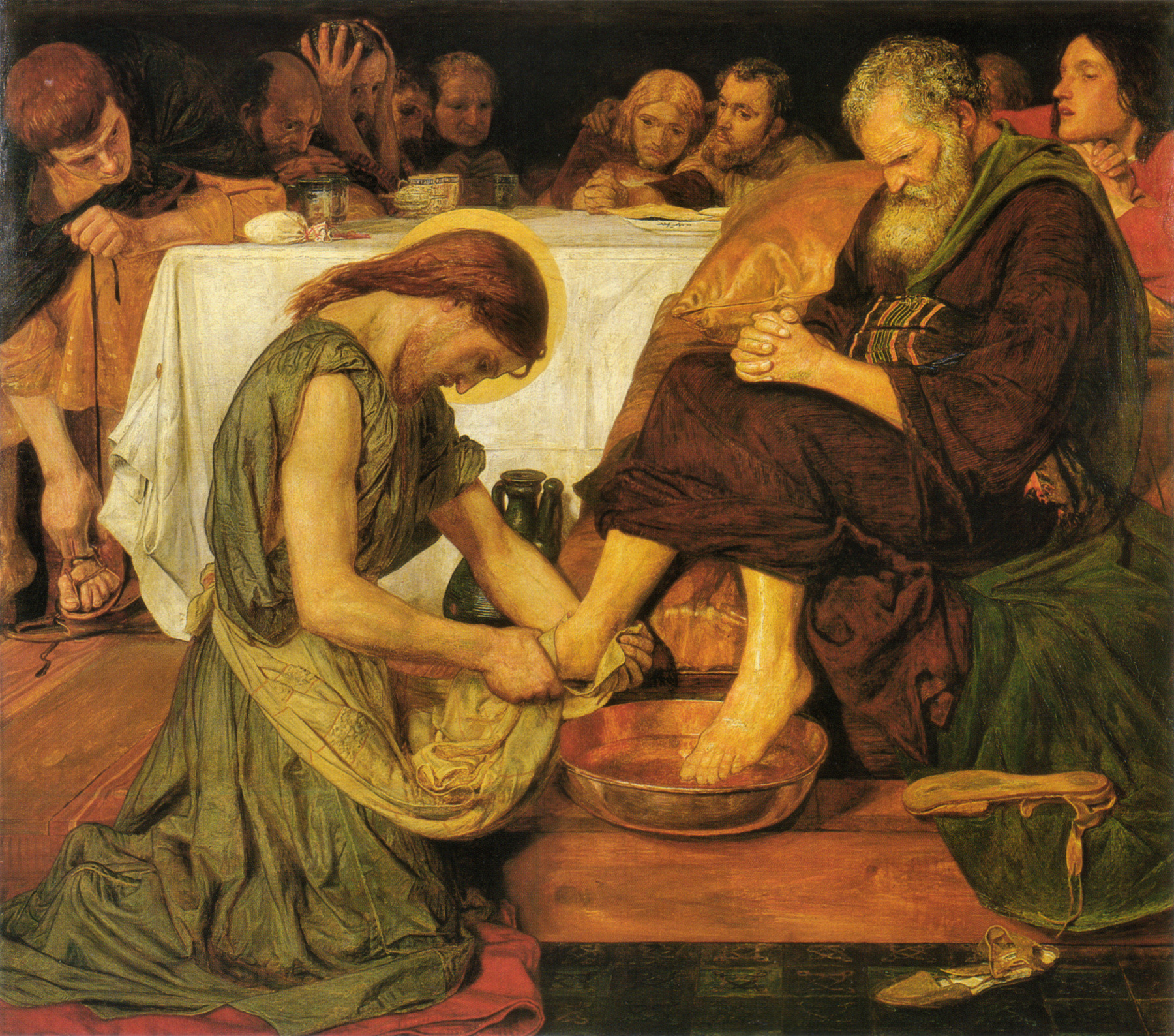 Jesus_washing_Peter's_feet-Ford Madox Brown