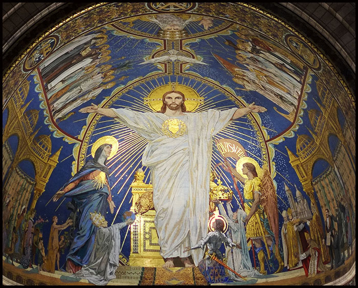 Sacred Heart Sacre Coeur Mosaic