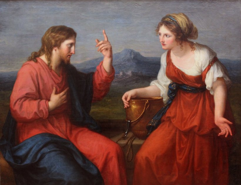 Angelika Kauffmann Christ and the Samaritan Woman at the well 1796